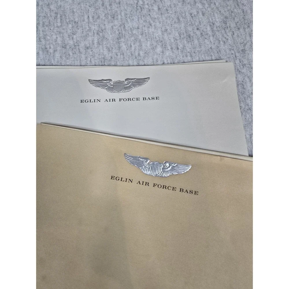 Vintage‎ AIR FORCE Stationary Eglin / Envelopes and Stationary Sheets